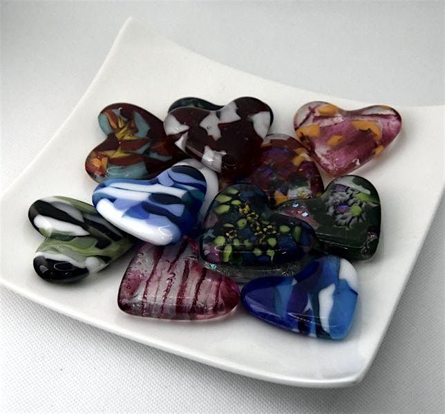 Fused Glass Heart workshop