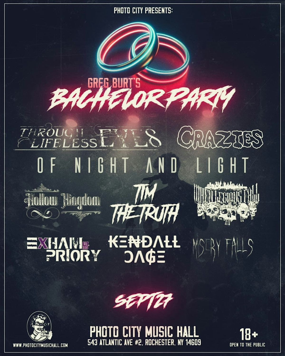 Greg Burt's Bachelor Party Show (Rochester Edition)