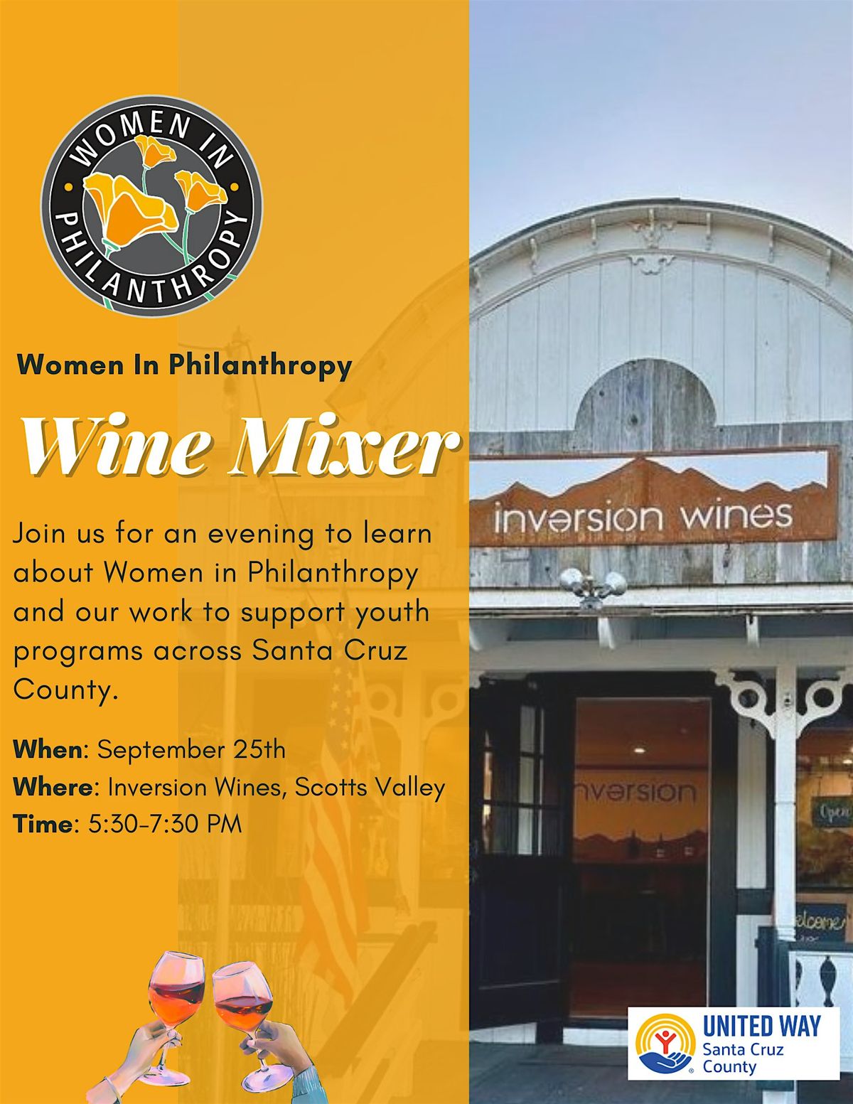 Women In Philanthropy Wine Mixer