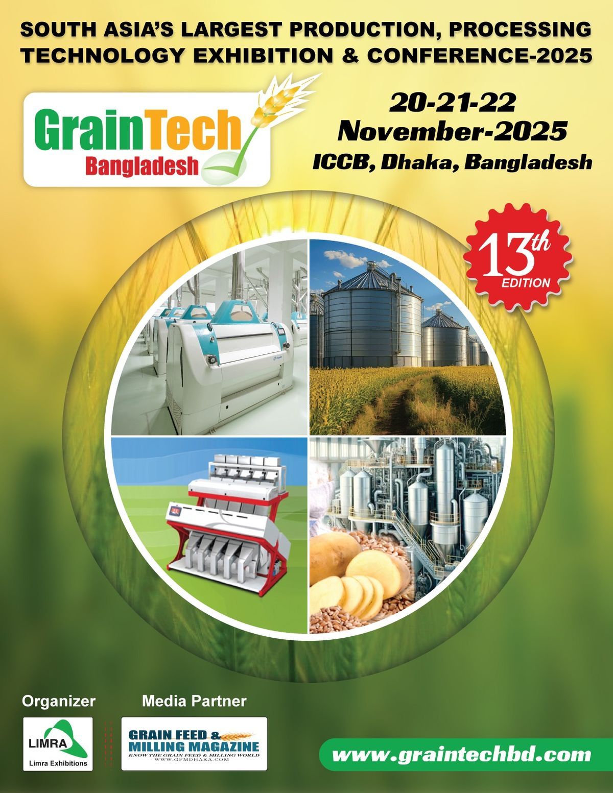 Grain Tech Bangladesh-2025 International Exhibition & Conference (13th ...
