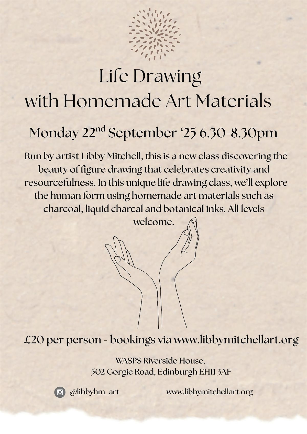 Life Drawing with Homemade Art Materials