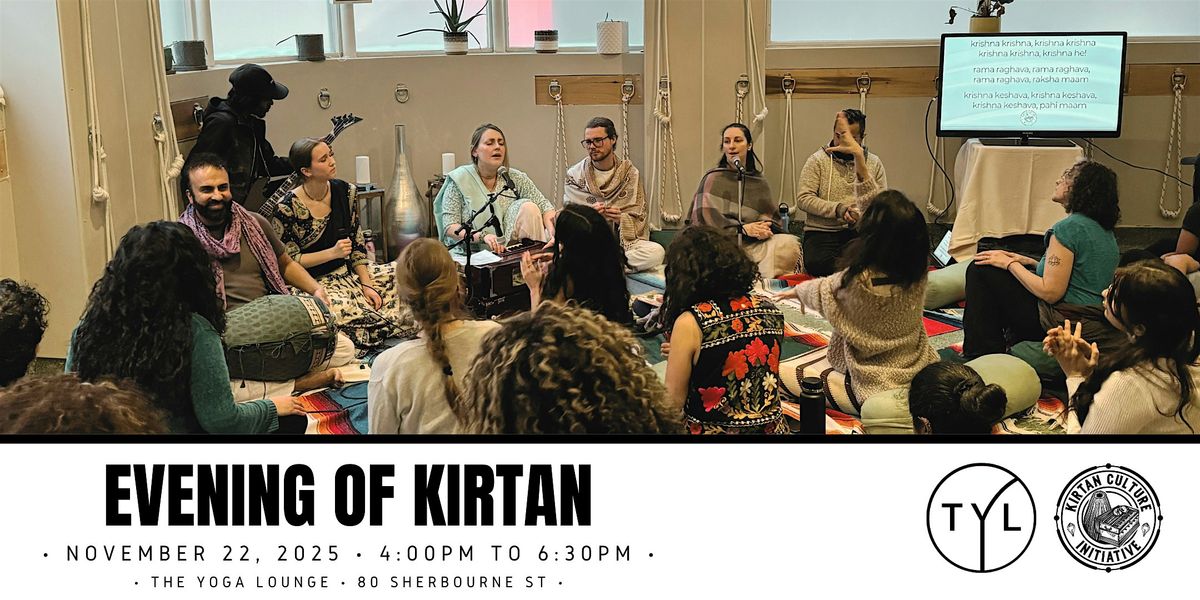 "Evening of Kirtan" at The Yoga Lounge