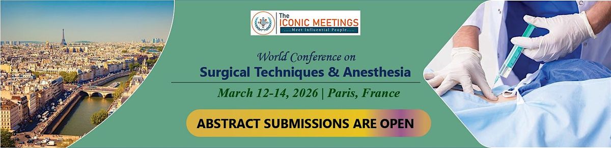 World Conference on Surgical Techniques & Anesthesia (WCSTA-2026)