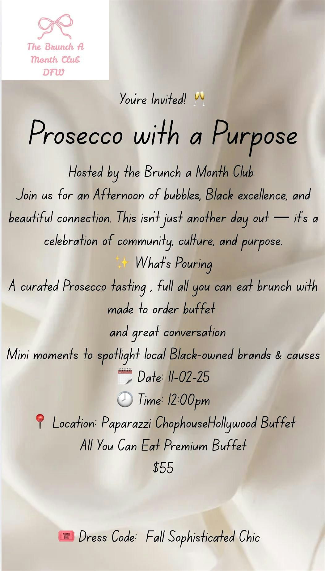Prosecco with a purpose