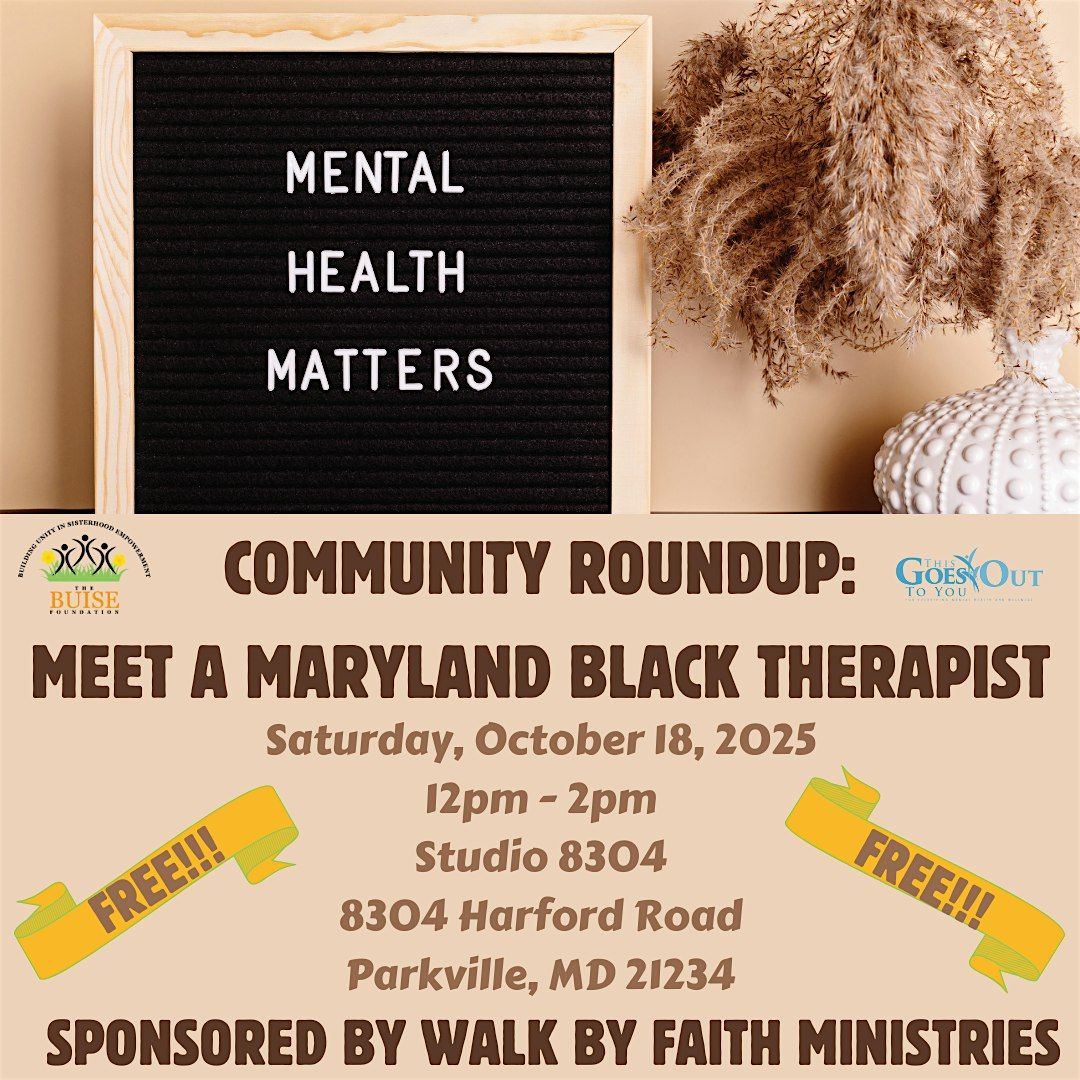 Meet a Maryland Black Therapist
