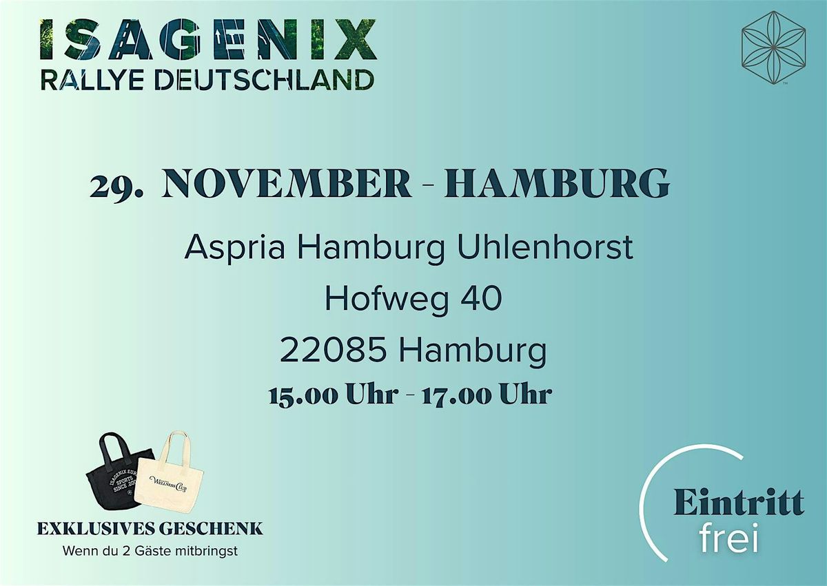 Isagenix Rallye Deutschland - Hamburg Experience