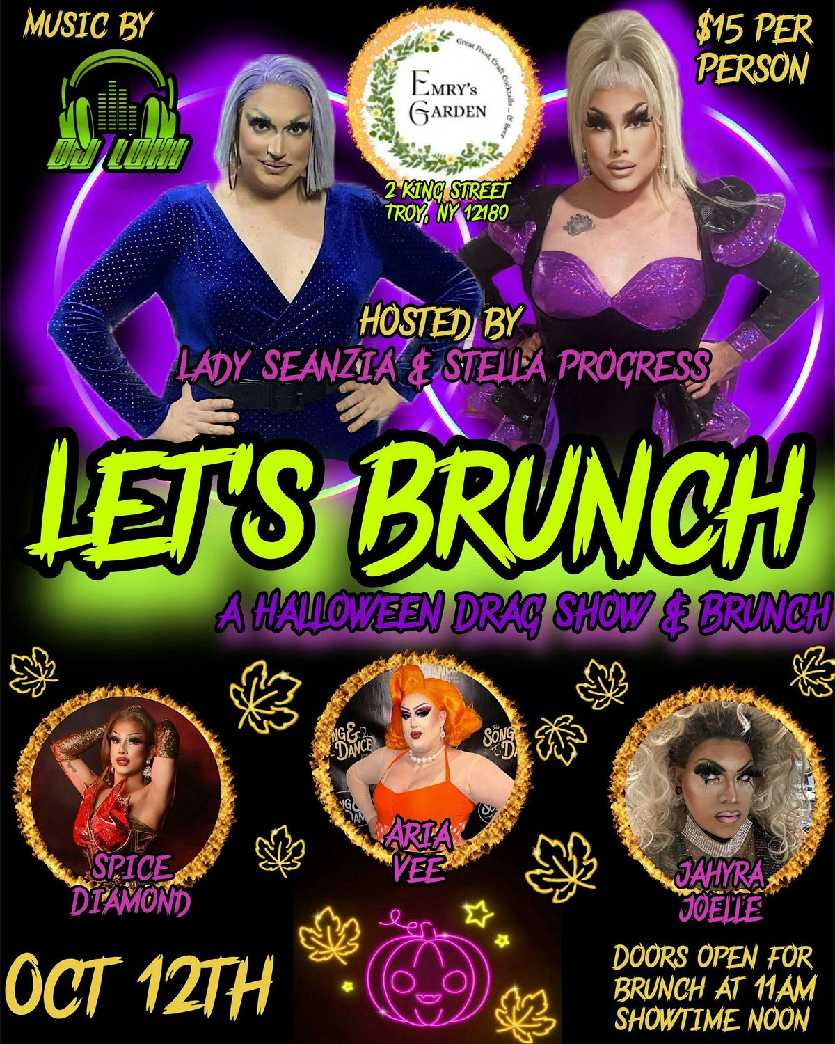 Let\u2019s Brunch: A Halloween Drag Show & Brunch