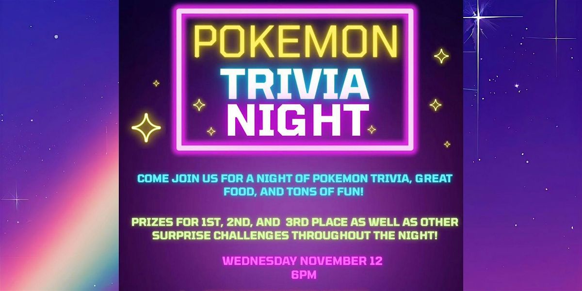 Pok\u00e9mon Trivia San Diego
