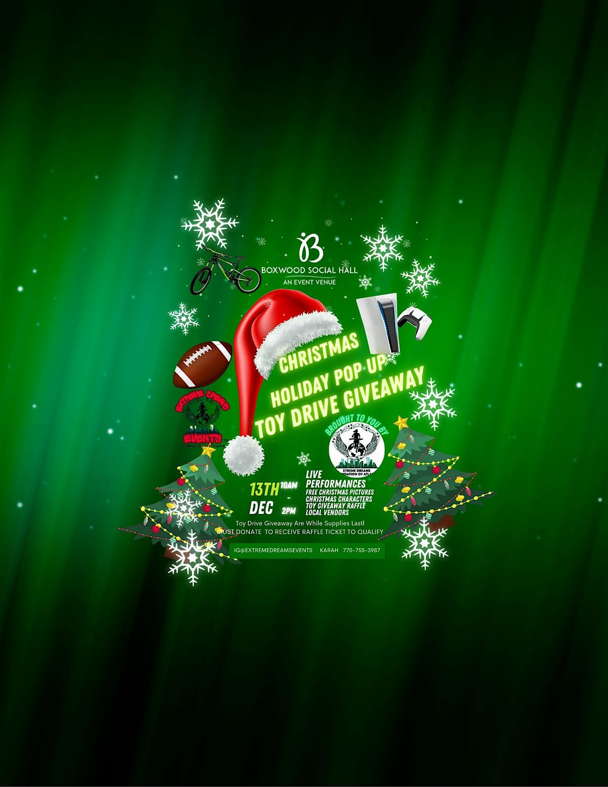 Christmas Pop Up Toy Drive Giveaway