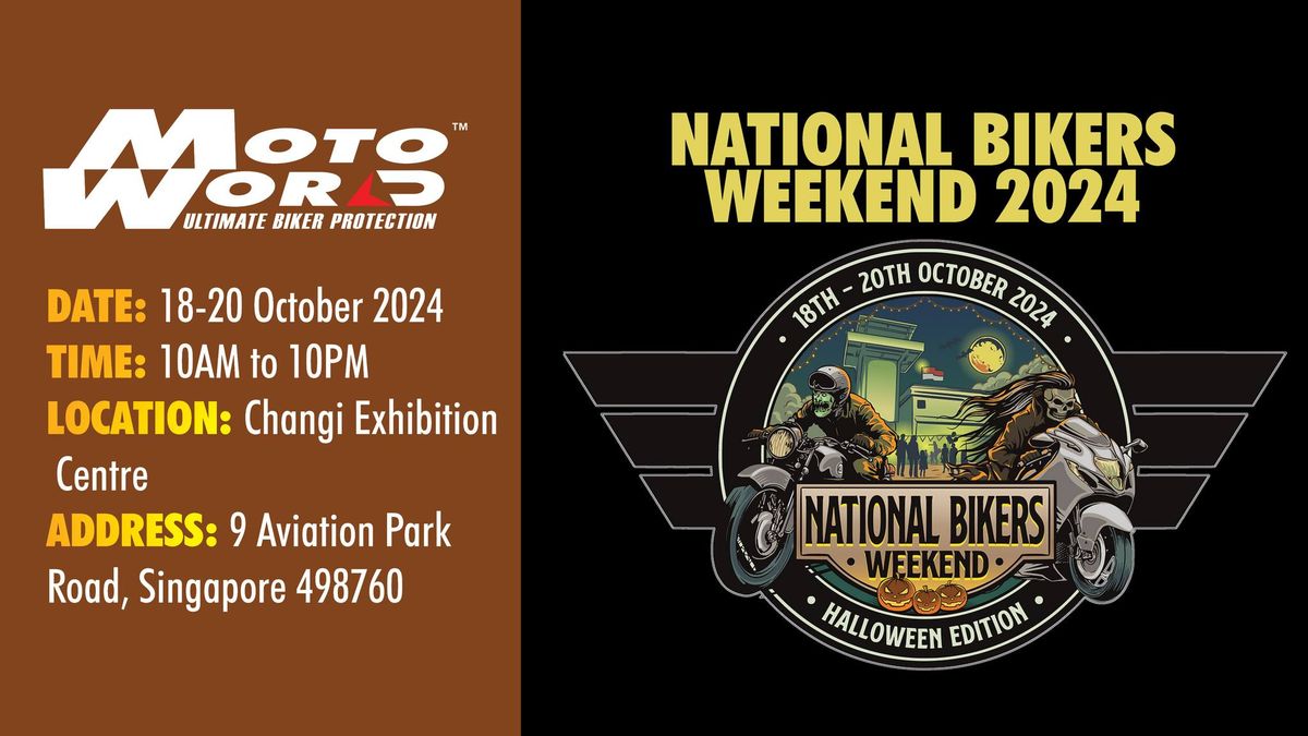 Motoworld at National Bikers Weekend 2024 Changi Exhibition Centre, Tampines, SG October 18