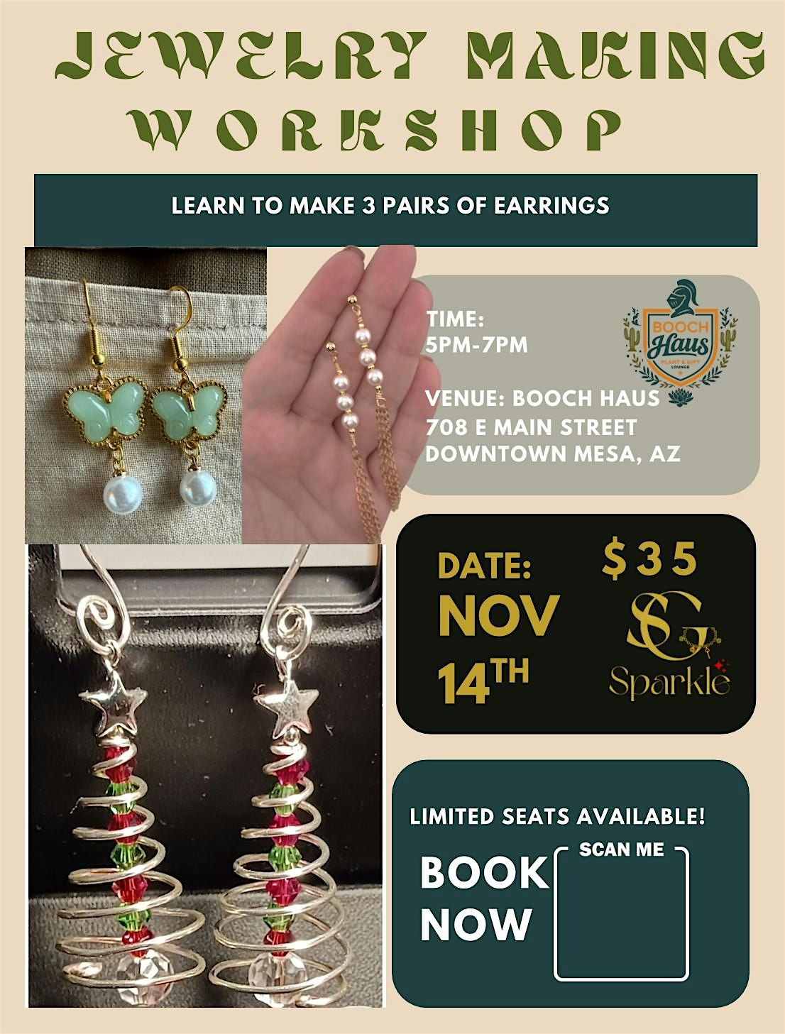 Beginner Jewelry making workshop
