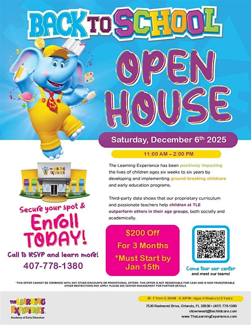 Winter Wonderland Open house Event