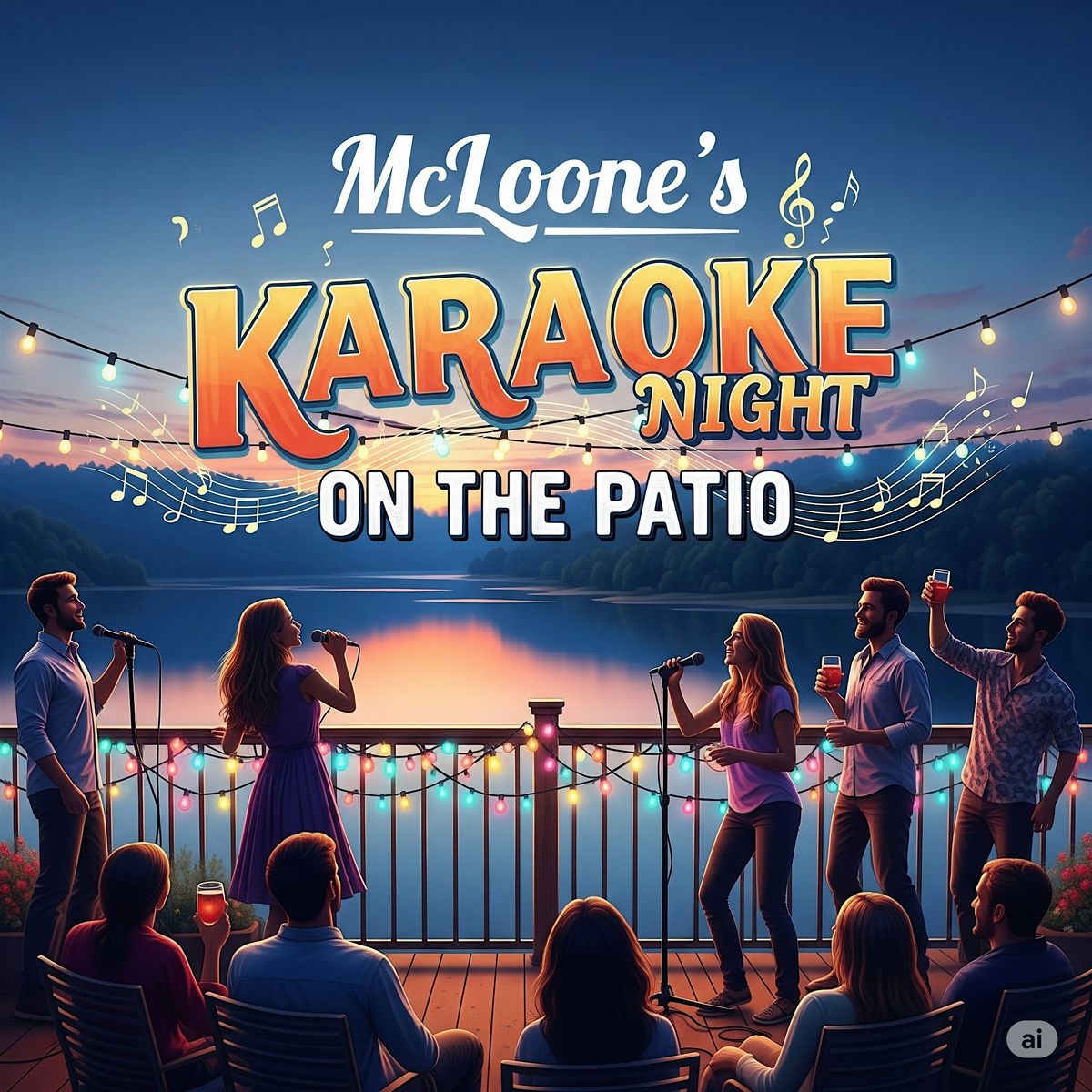 McLoone's Boathouse - Karaoke Night on the Patio