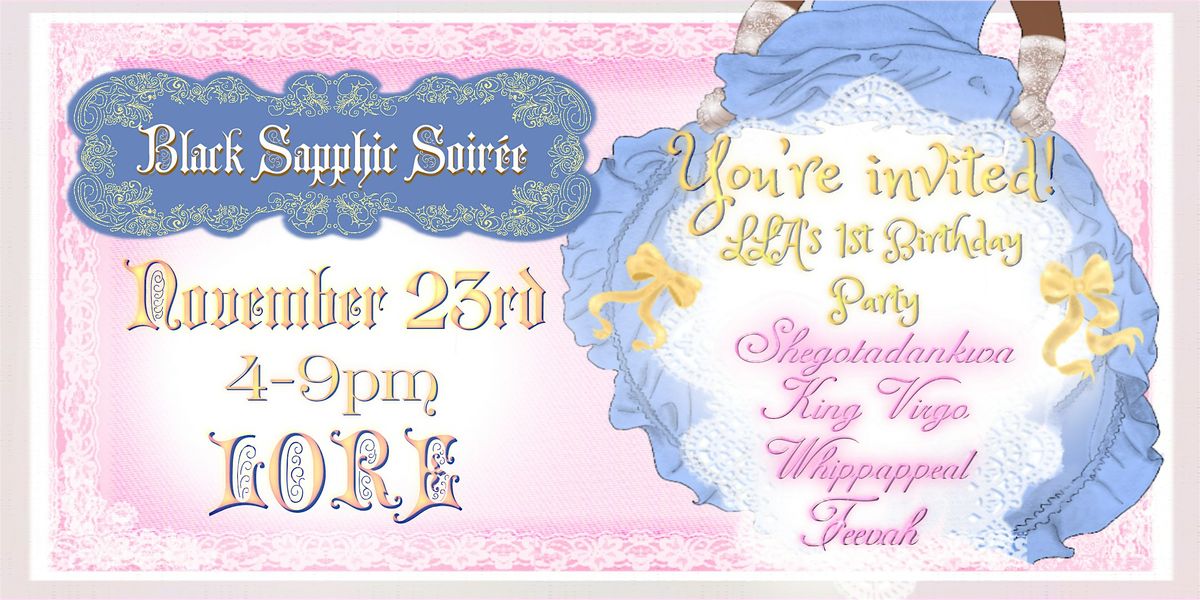 Black Sapphic Soiree: Living Lesbian Archive Anniversary