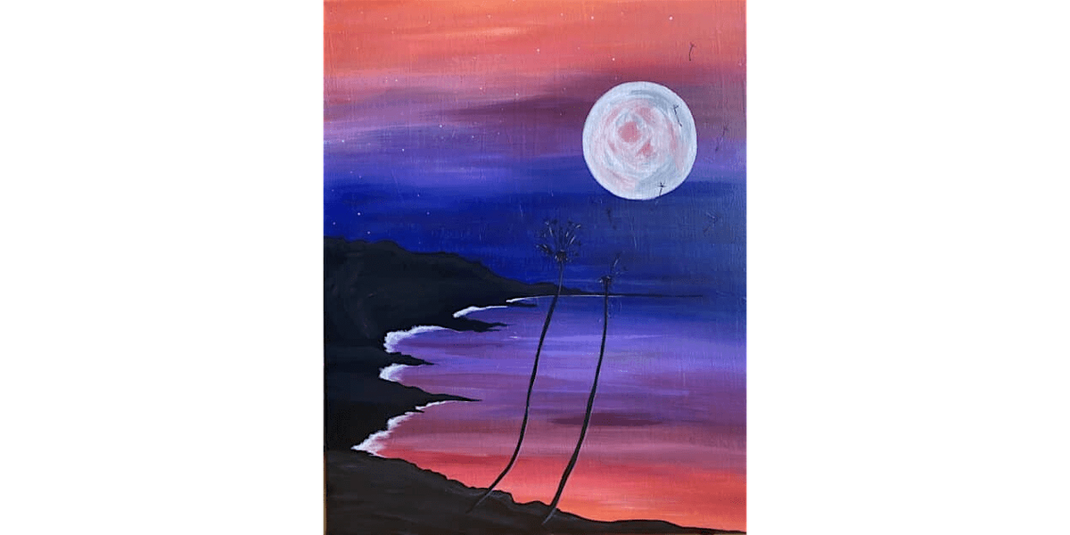 Moon Over Sunset - Paint and Sip in Sacramento | Classpop!\u2122