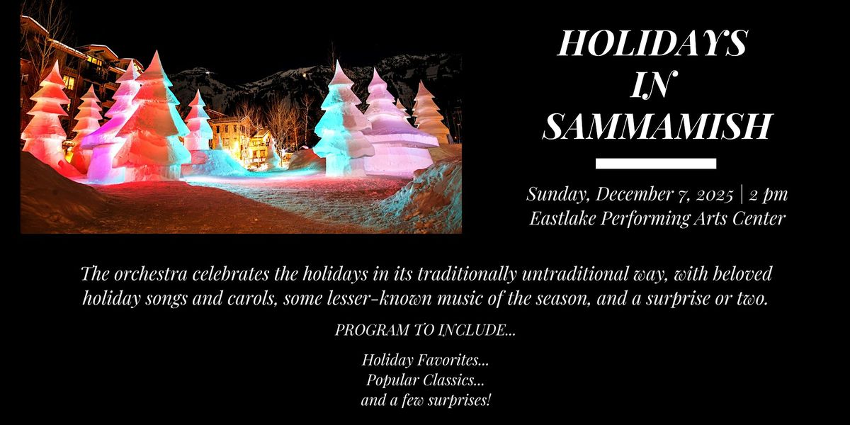 Holidays in Sammamish