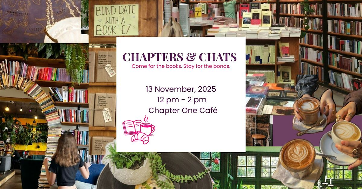 Chapters & Chats: Monthly Book Club at Chapter One Caf\u00e9