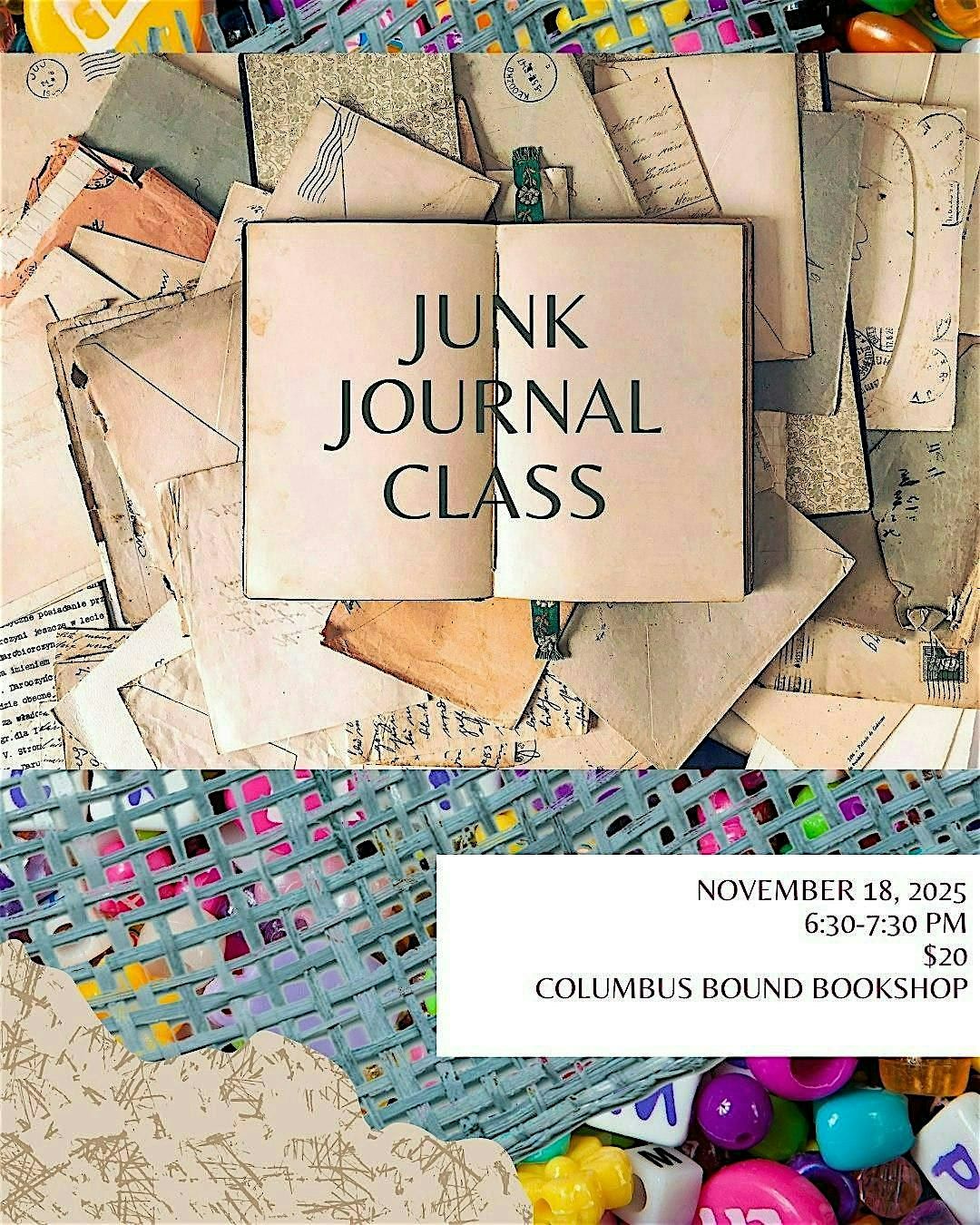 November Junk Journaling Class