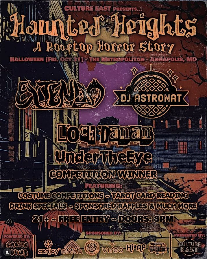 Annapolis Halloween Rooftop Party : Haunted Heights