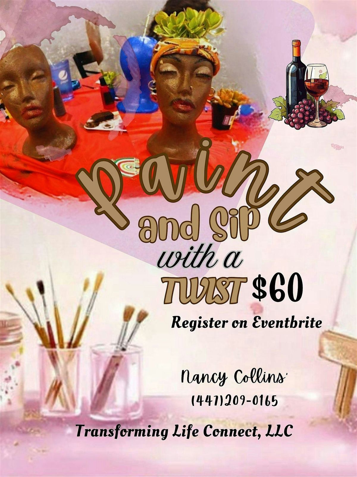 PAINT & SIP WITH A TWIST