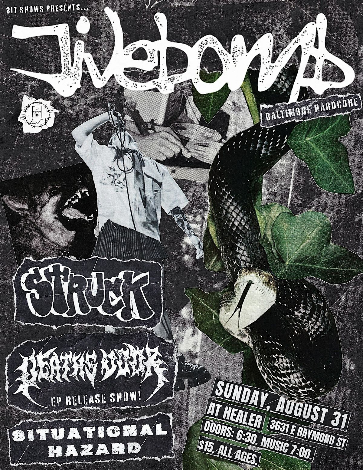 JIVEBOMB IN INDIANAPOLIS @ HEALER