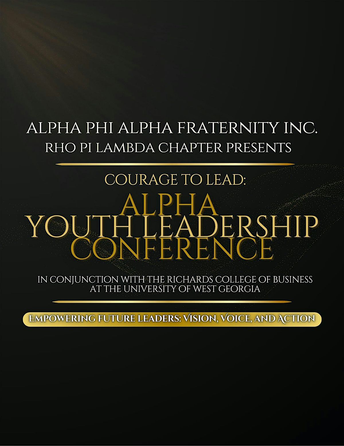 Courage to Lead: Alpha Youth Leadership Conference