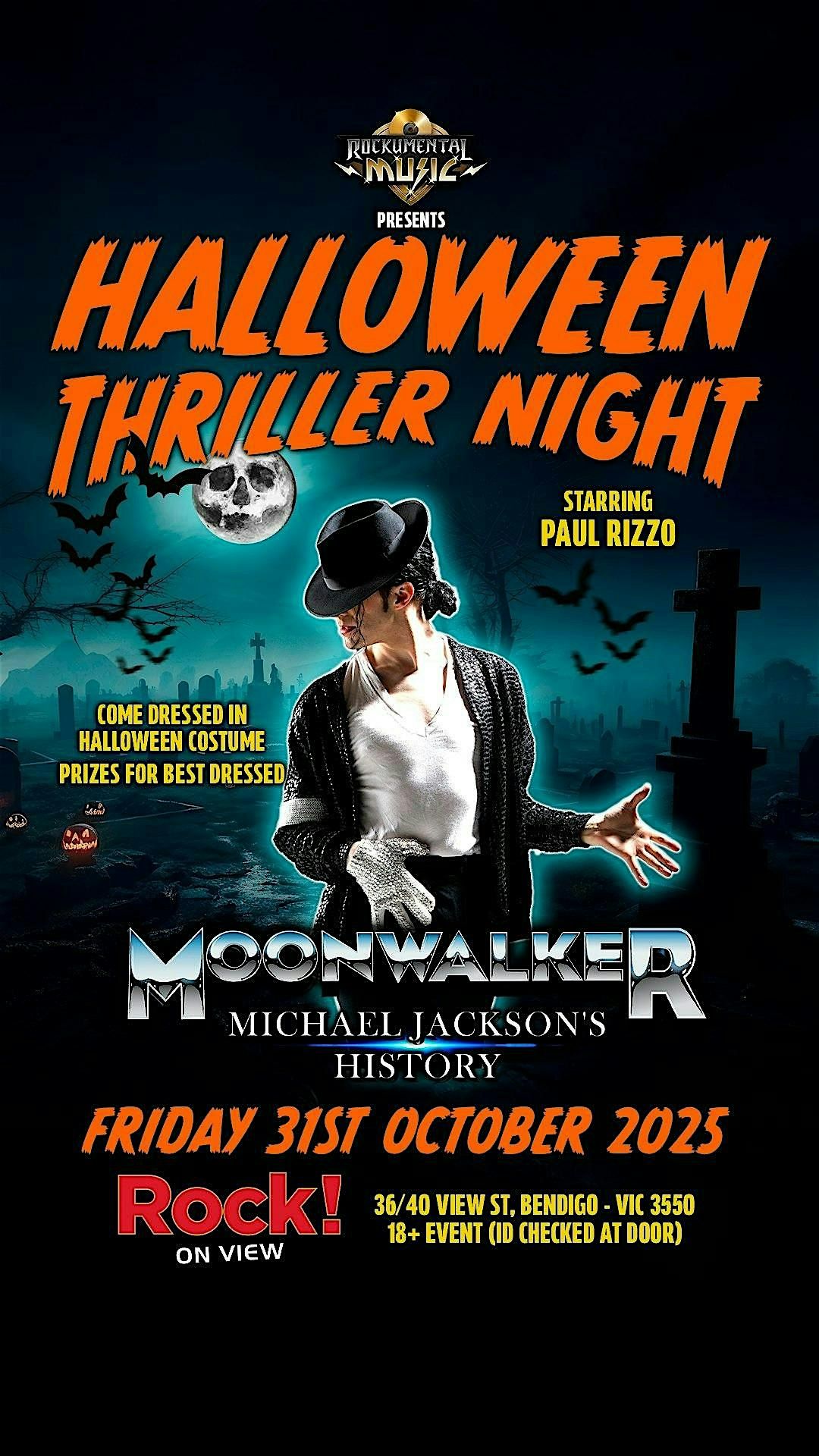 ROCK! On View - HALLOWEEN 'THRILLER NIGHT' starring Paul Rizzo