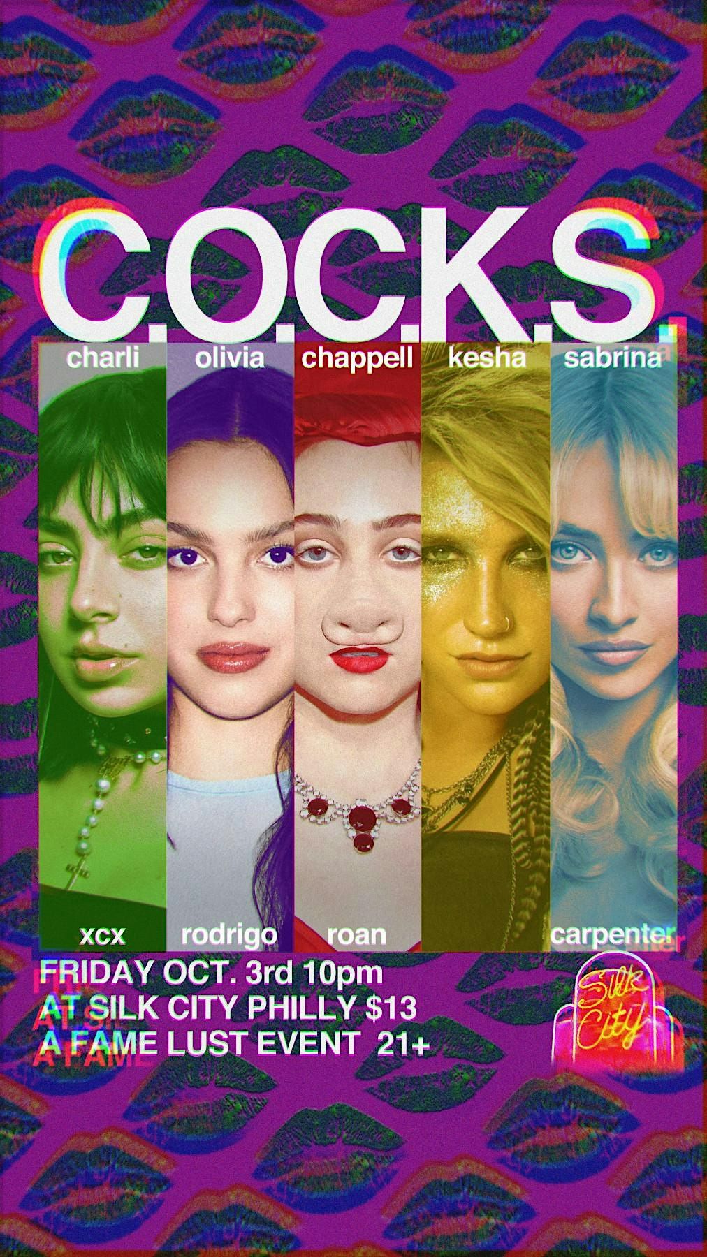 C.O.C.K.S. ~ Charli, Olivia, Chappell, Kesha, Sabrina (dance party)