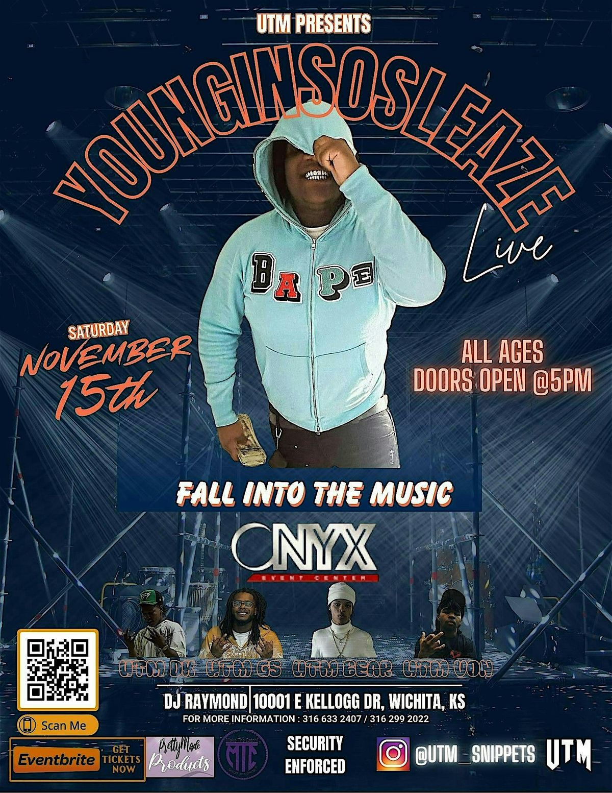 UTM PRESENTS - YOUNGINSOSLEAZE LIVE