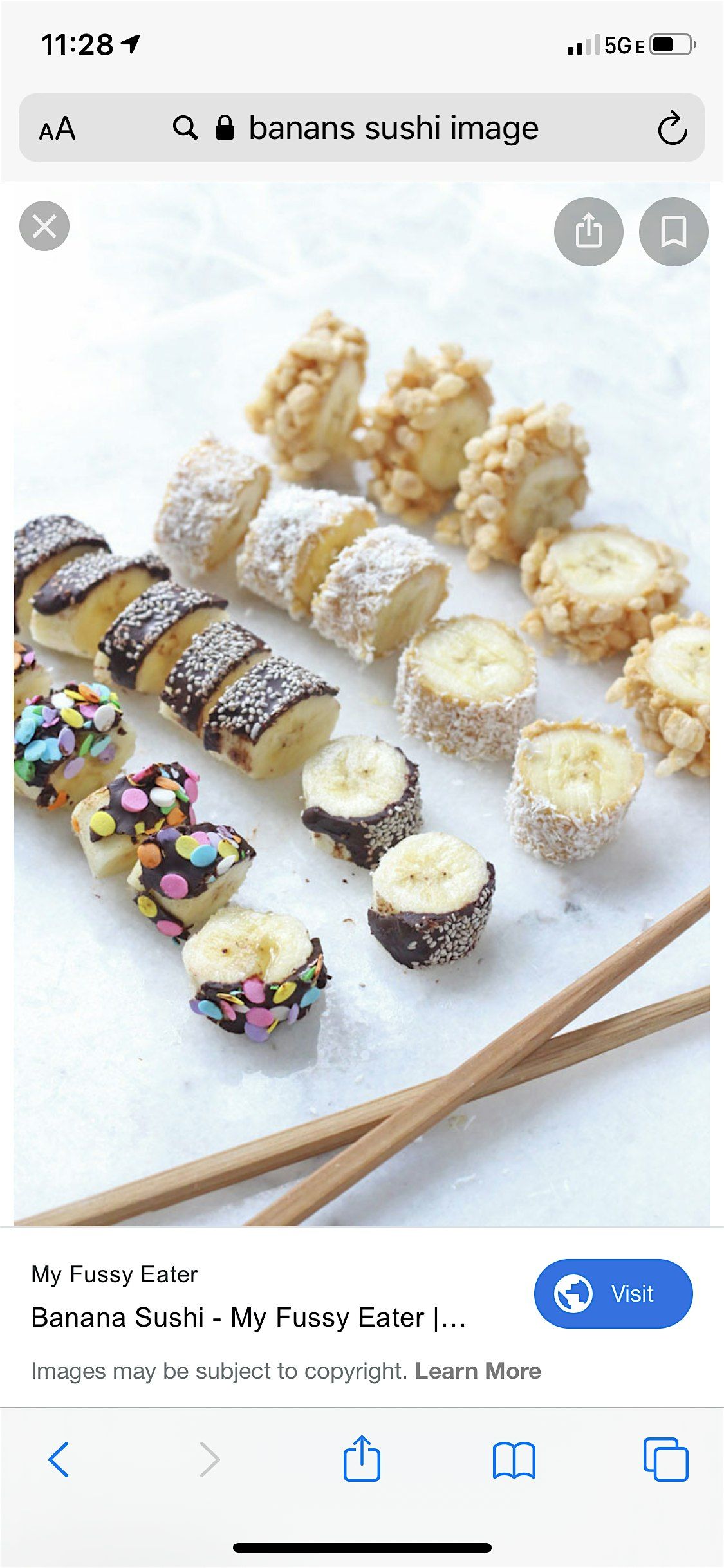 \u201cMy Mini & Me\u201d-Banana Sushi Art Class!