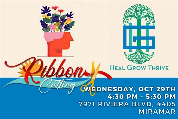 Ribbon Cutting for Heal Grow Thrive