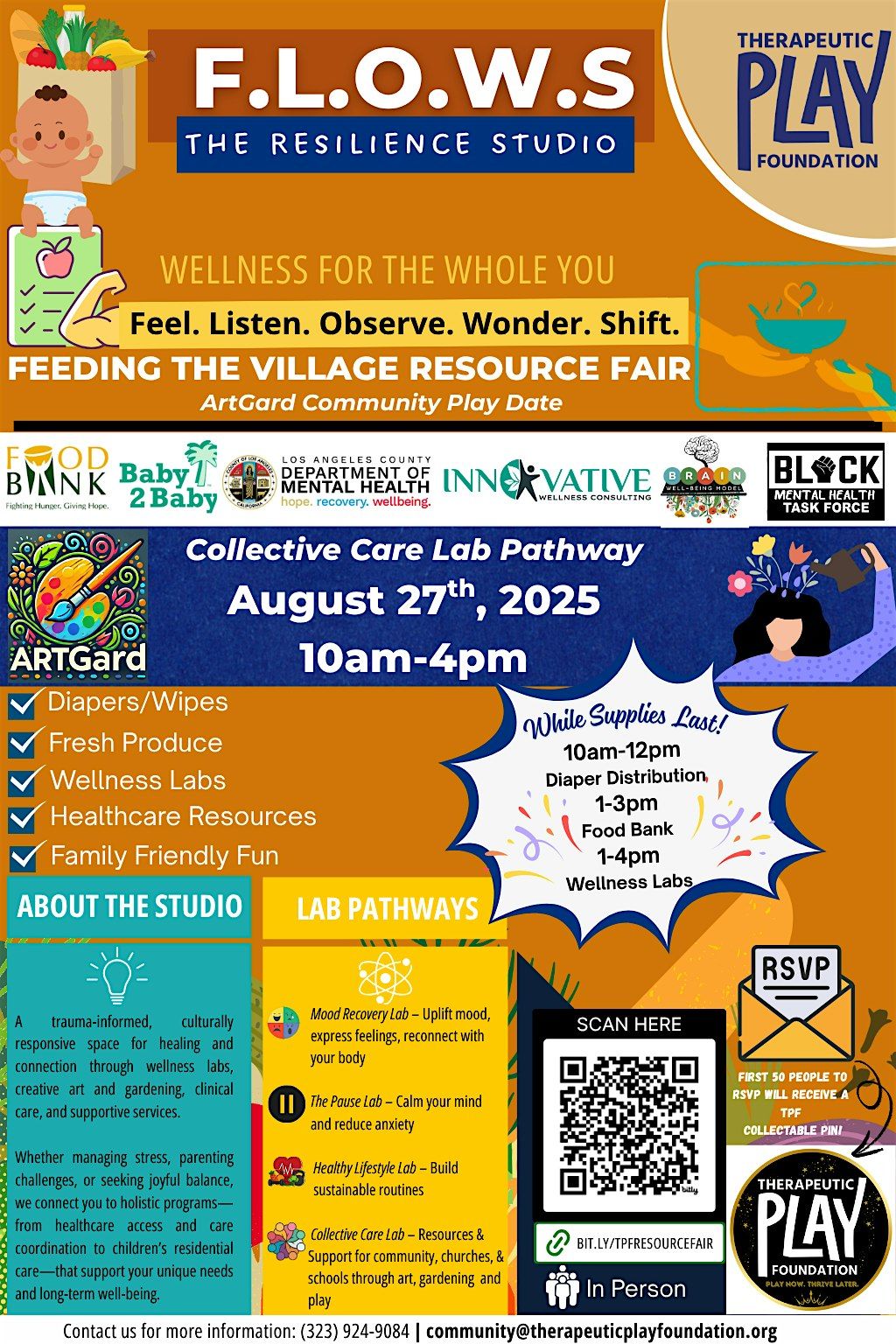 F.L.O.W.S The Resilience Studio: Feeding the Village Resource Fair