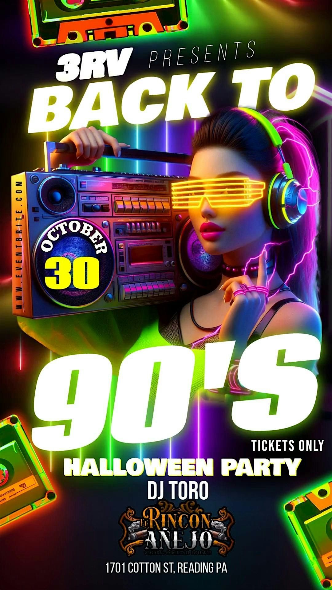 A 90\u2019s Halloween party