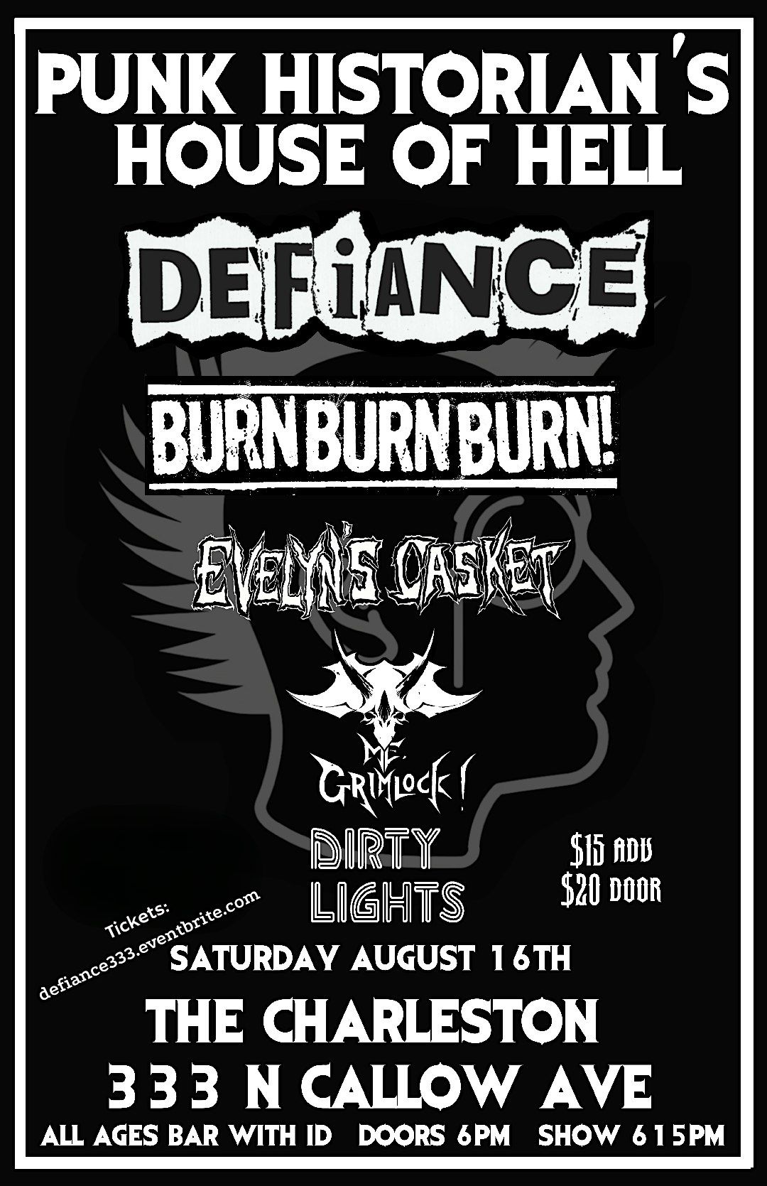 DEFIANCE \/ BURN BURN BURN \/ EVELYN'S CASKET \/ ME, GRIMLOCK! \/ DIRTY LIGHTS