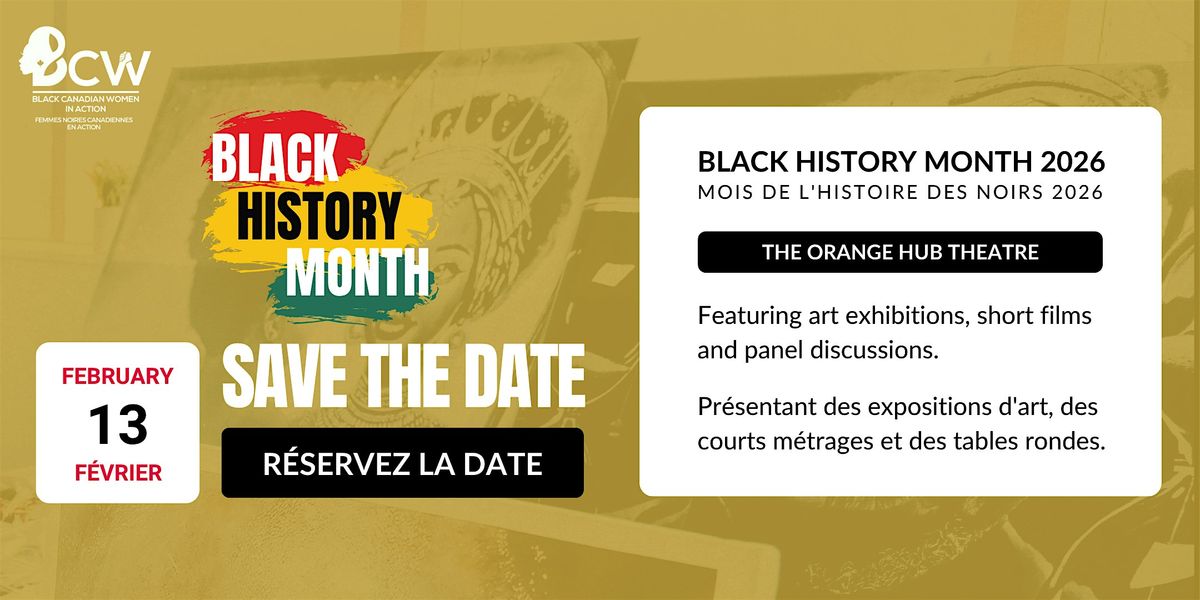 BCW Black History Month 2026 - SAVE THE DATE