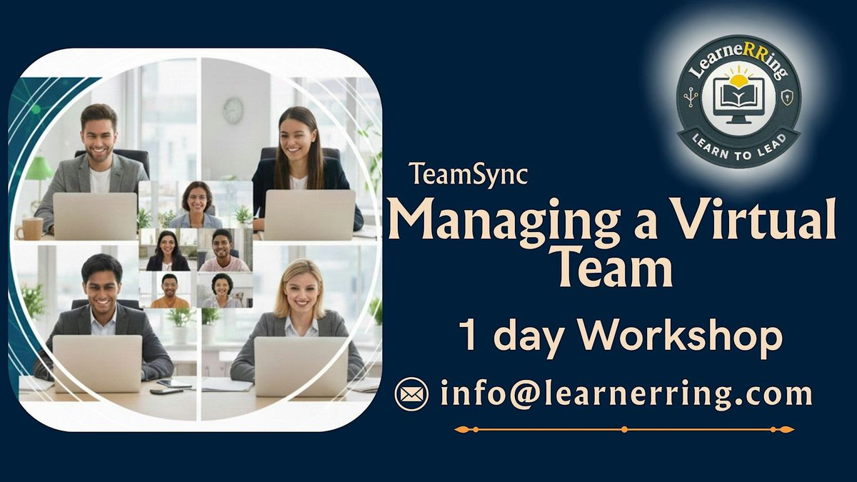 Managing a Virtual Team 1-Day Workshop | New Braunfels, TX