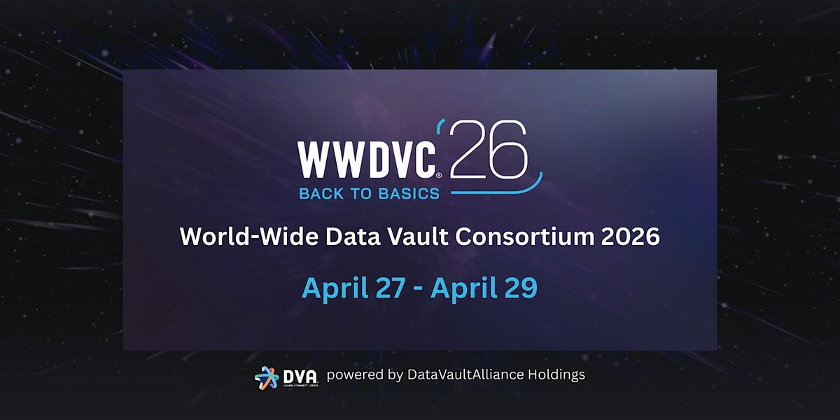 WWDVC-2026 US, Data Vault Conference