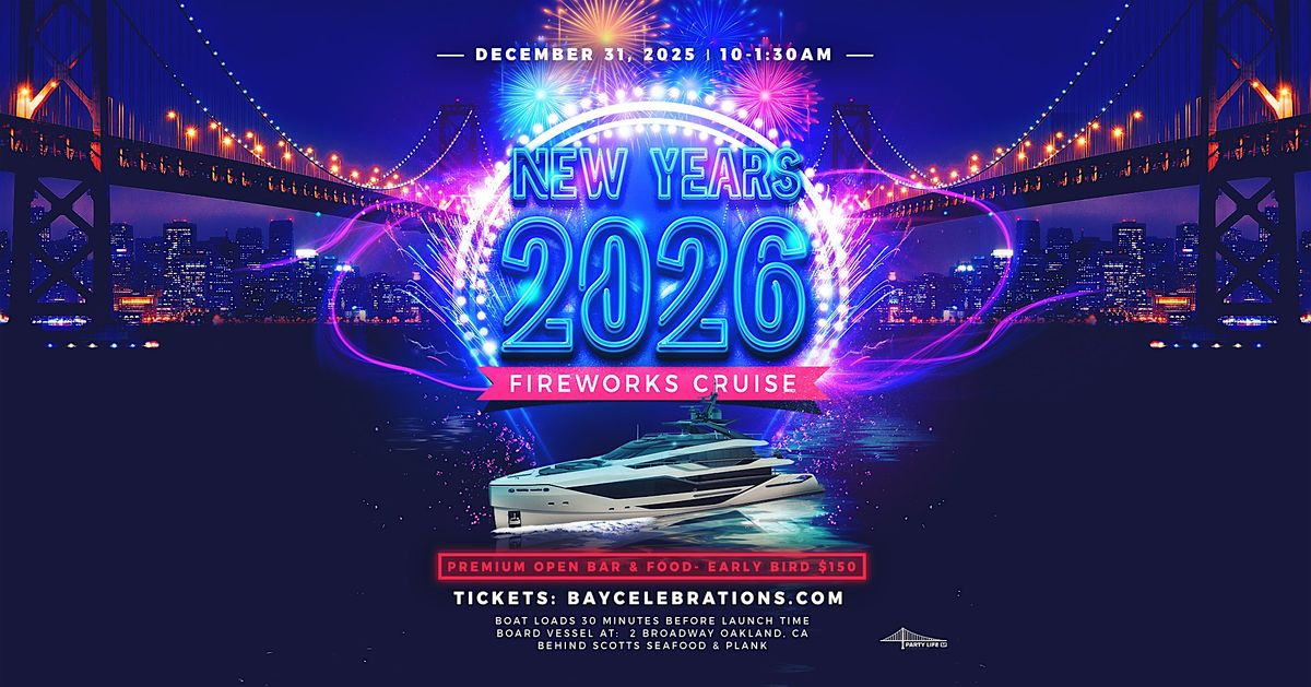 New Year's Eve Fireworks Cruise 2026