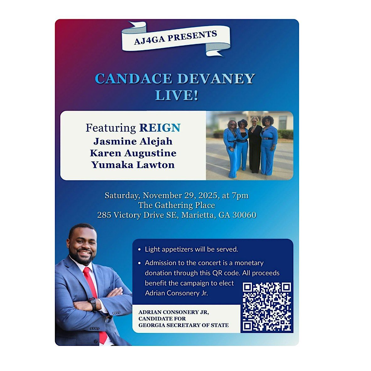 Candace Devaney Live! Featuring Reign