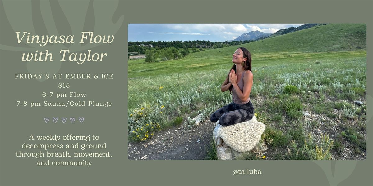 Vinyasa Flow, + Sauna and Cold Plunge with Ember and Ice