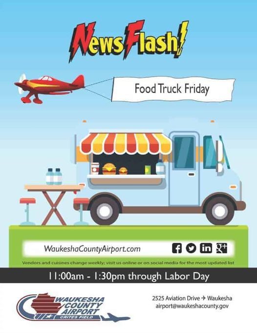 Food Truck Friday | 2525 Aviation Dr, Waukesha, WI 53188-1691, United ...