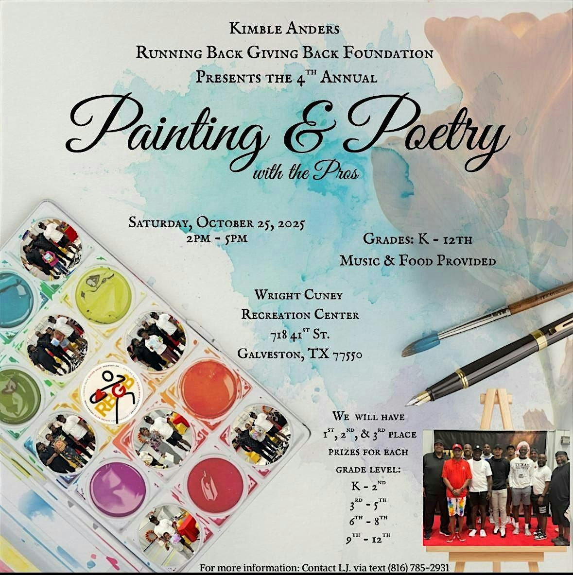 Kimble Anders RBGB Foundation presents Painting & Poetry w\/The Pros