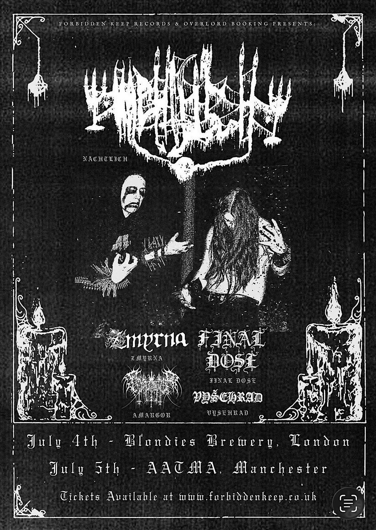 N\u00e4chtlich, Final Dose, Zmyrna, Amargor & Vysehrad