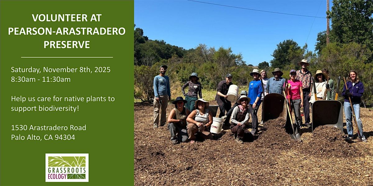 Volunteer Outdoors in Palo Alto at Pearson-Arastradero Preserve