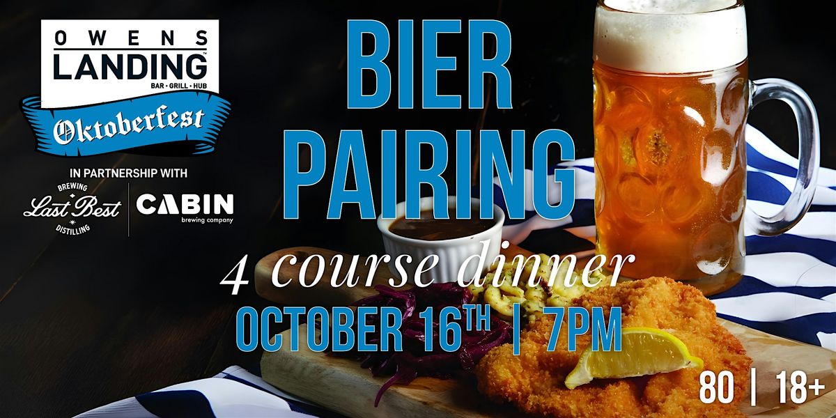OKTOBERFEST BIER PAIRING DINNER
