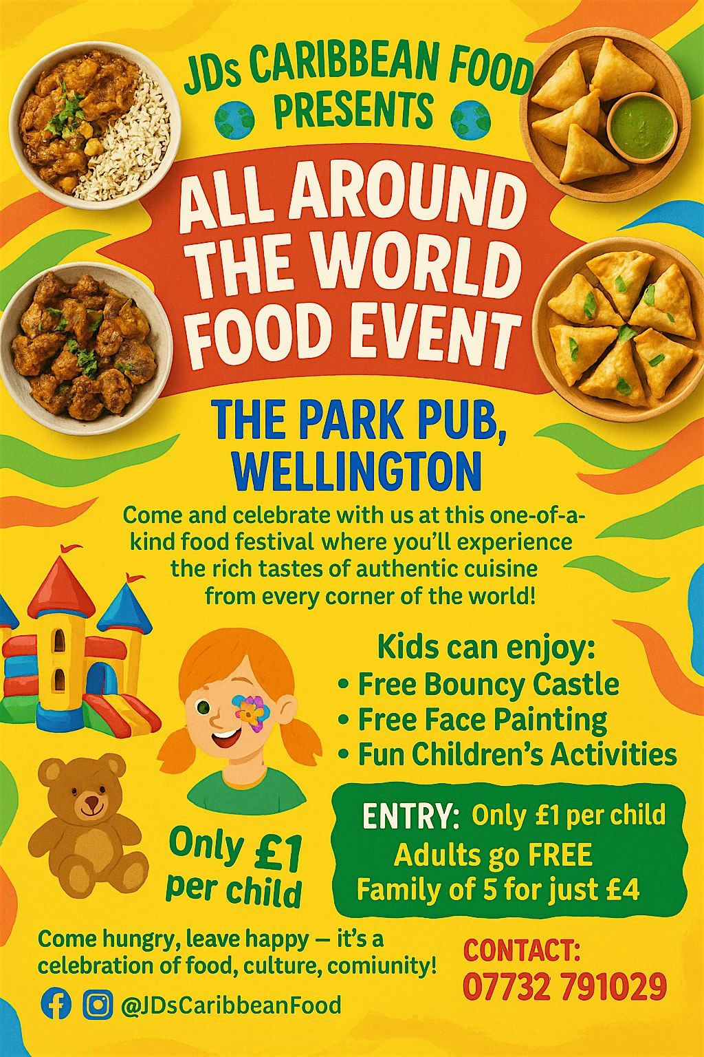 JD'S Caribbean Food Present's - All Around The World Food Event