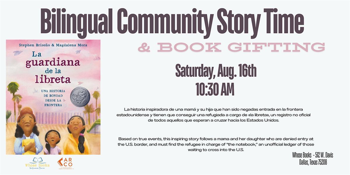 Community Story Time & Book Gifting