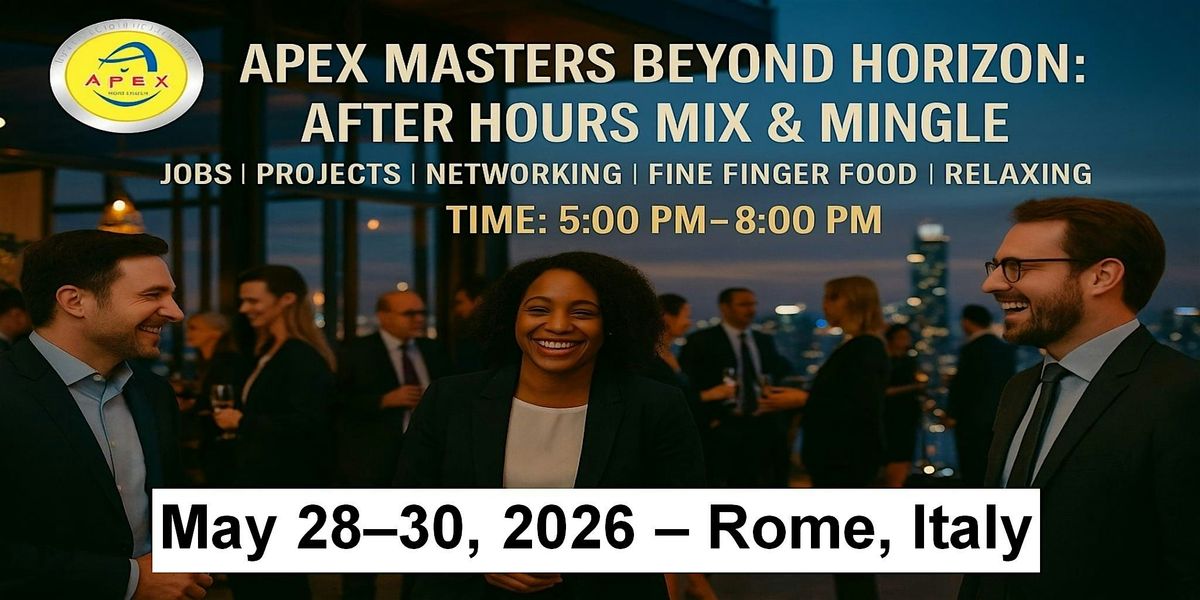 Apex Meet-ups Cooperation \u2022 Jobs \u2022 Networking in Rome, Italy