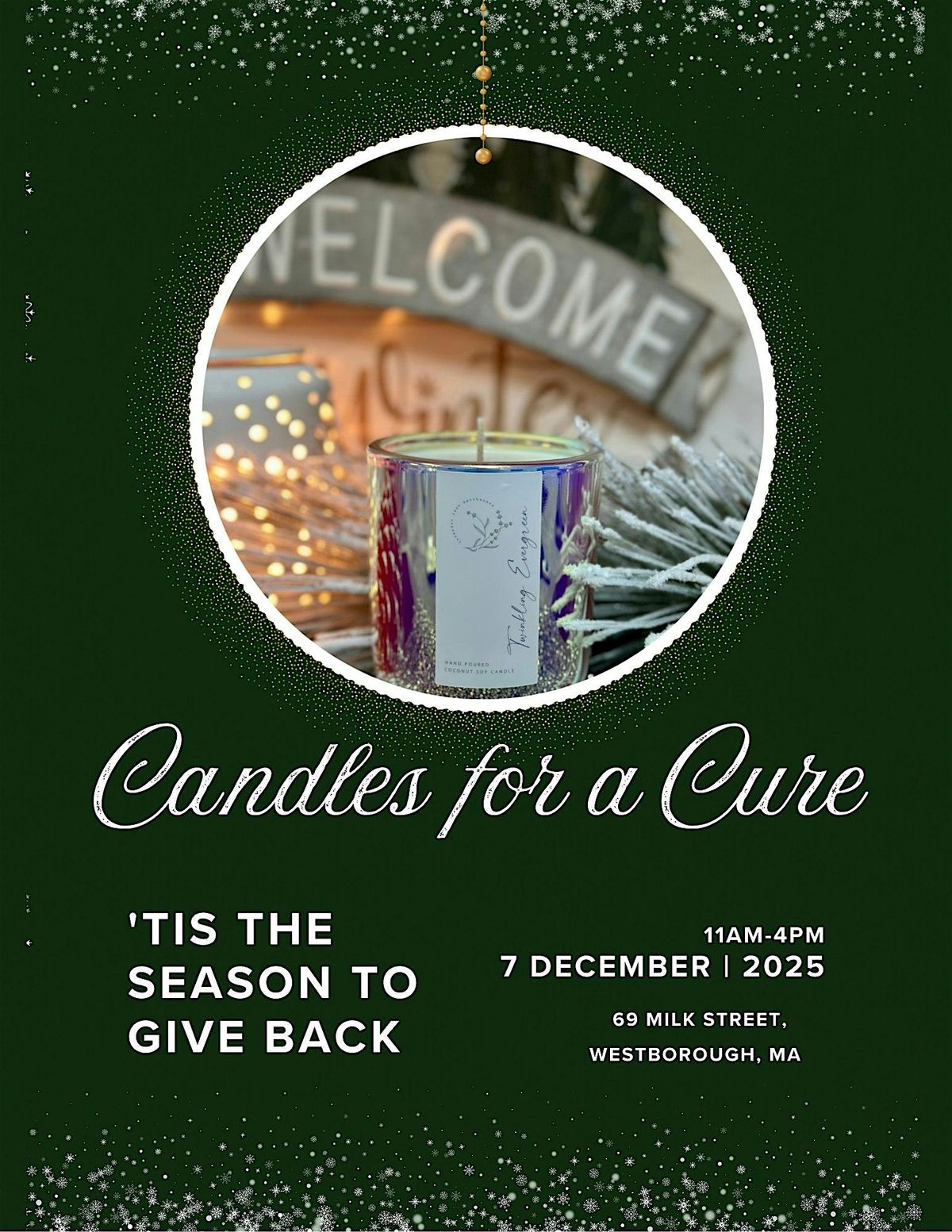 Candles for a Cure and Holiday Market- 2 PM START