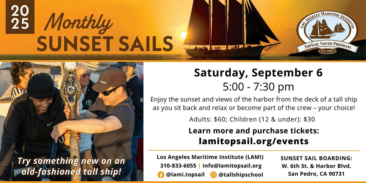 September 2025 Sunset Sail